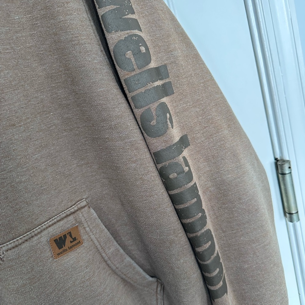 Wells Lamont Brown Men's Hoodie - Picture 4 of 6